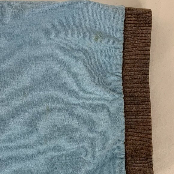 CMC Dodgeball Team Ringer T Shirt Blue Cotton Anvil Graphic Tee XL X-Large - Picture 7 of 10